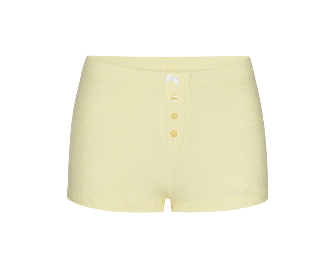 Exercere Rib Night Shorts Rib Night Shorts - Banana