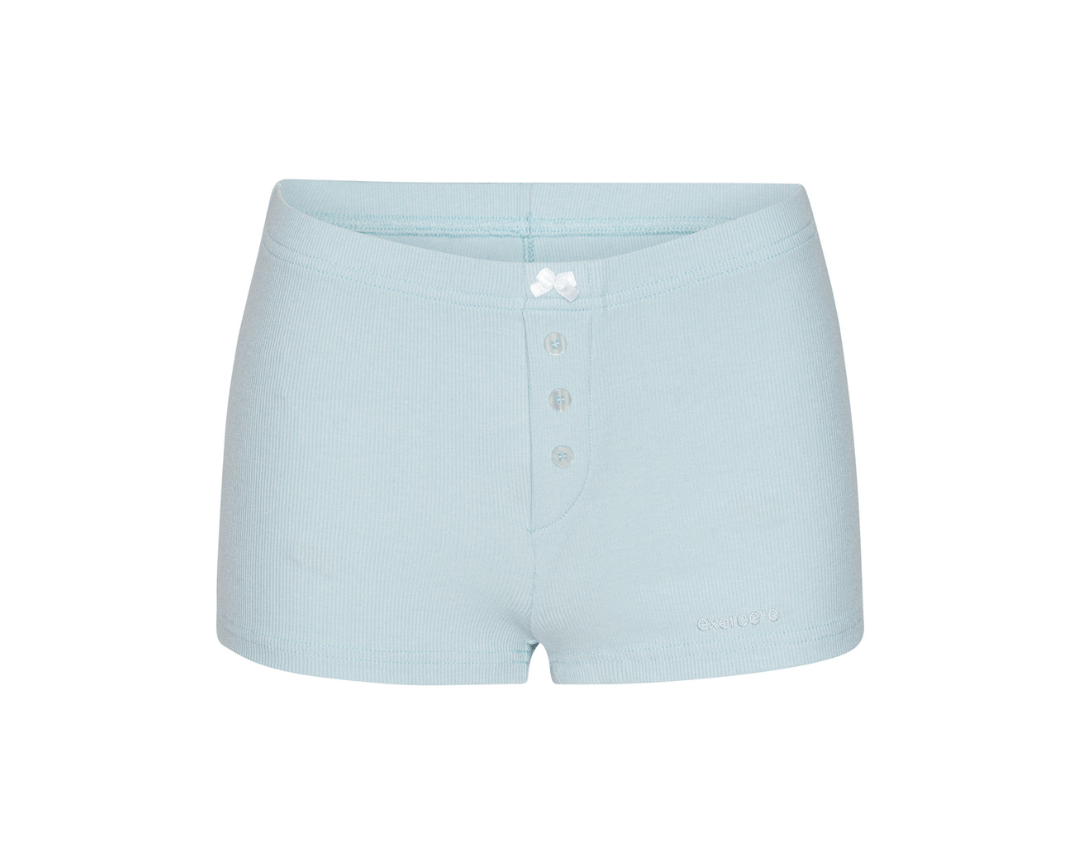 Exercere Rib Night Shorts Rib Night Shorts - Powder Blue