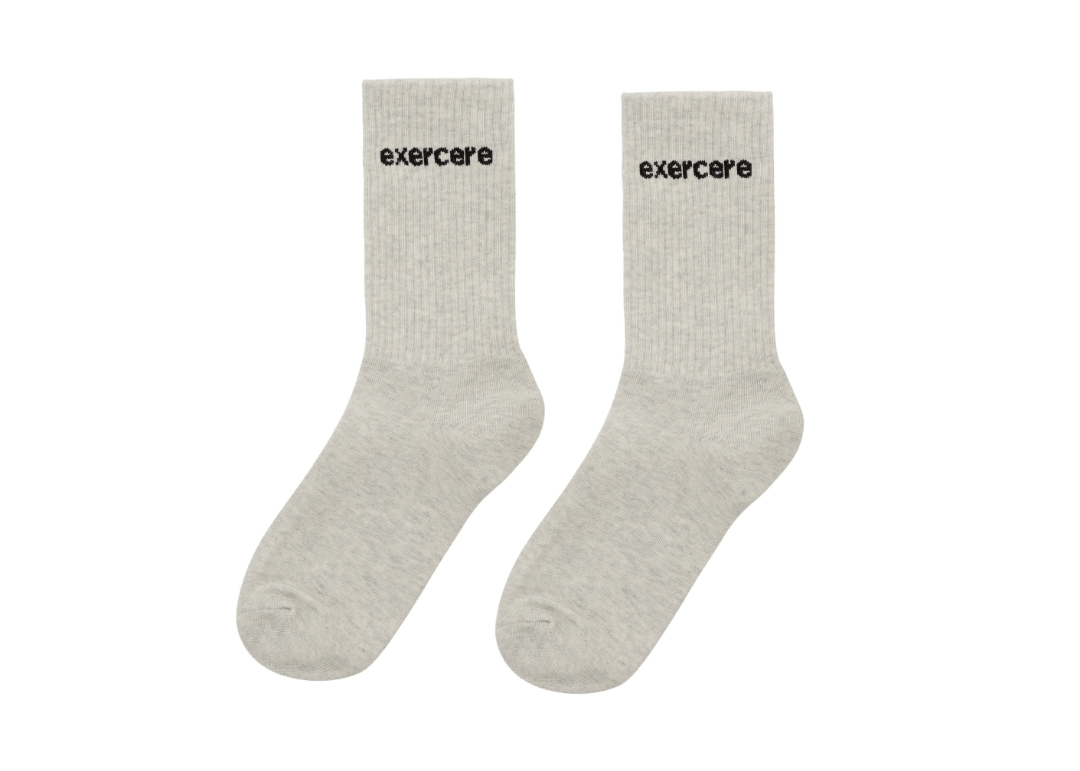 Exercere Socks One Size 3 pack socks - White, Grey, Beige