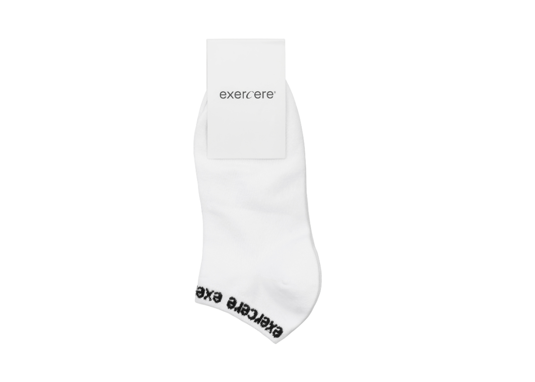 Exercere Socks One Size Ankle Socks - White