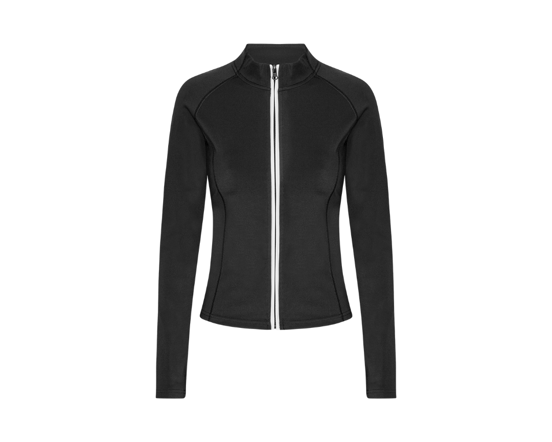 Exercere Blouses Active Zip Blouse - Black