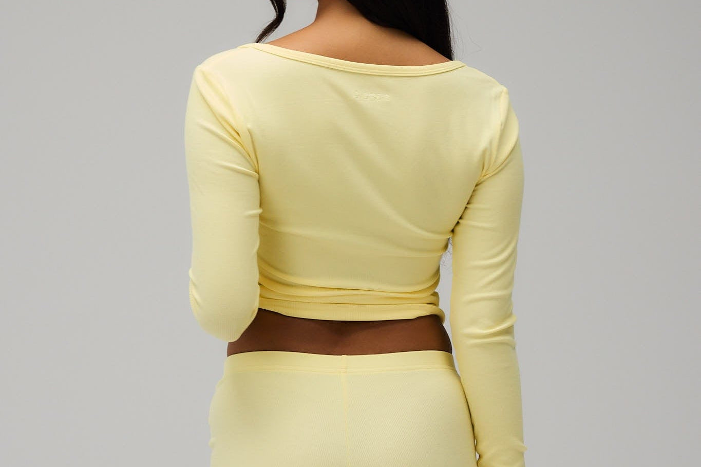 Exercere Rib Long Sleeve Rib Long Sleeve - Banana