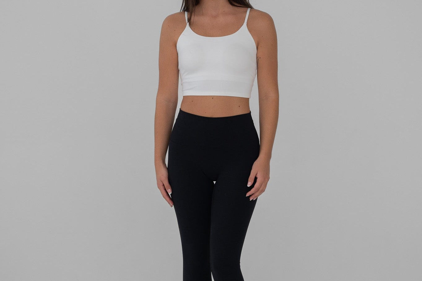 Exercere Tops Neaty Tank Top - White