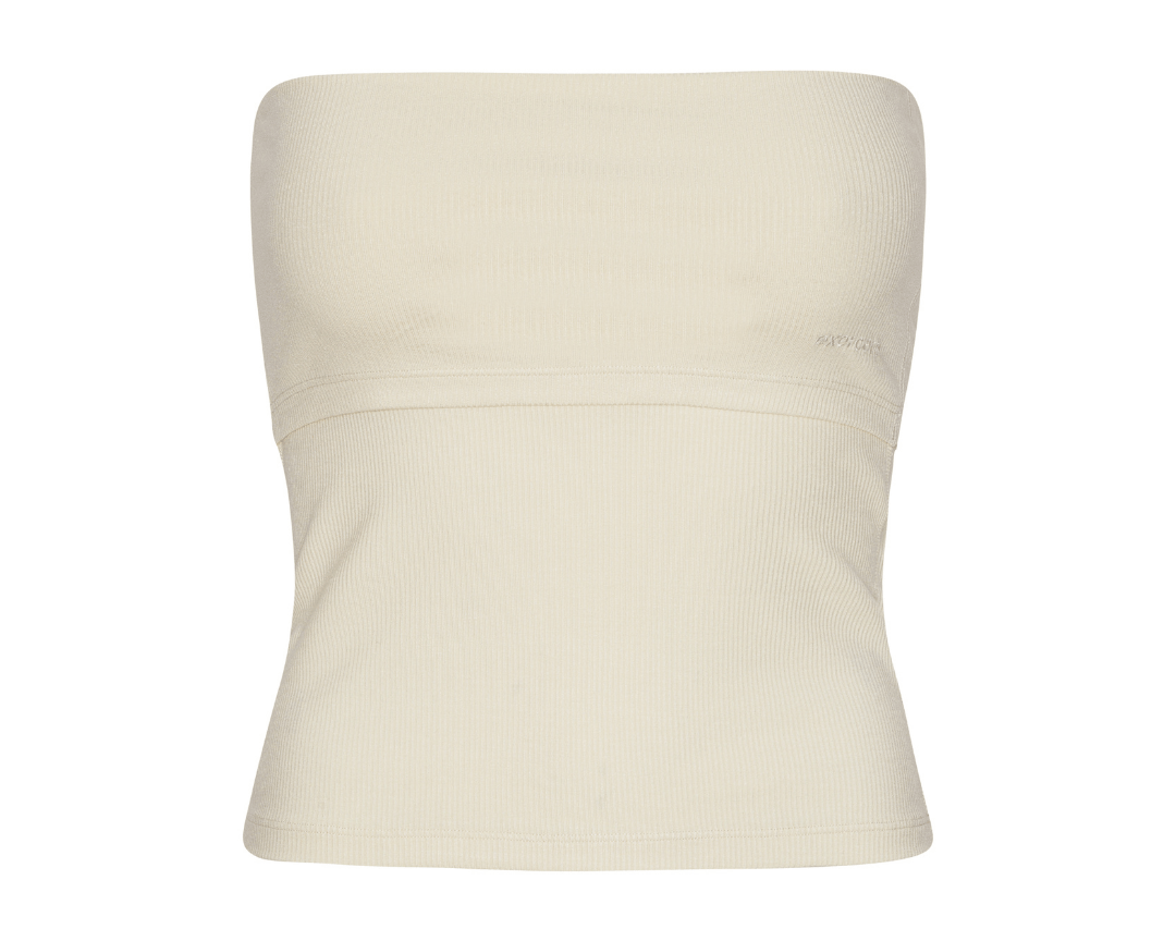 Exercere Tops Rib Tube Top - Honey