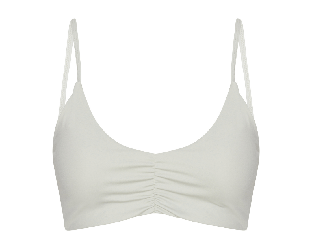 Exercere Sports Bras Scrunch Bra - Vanilla